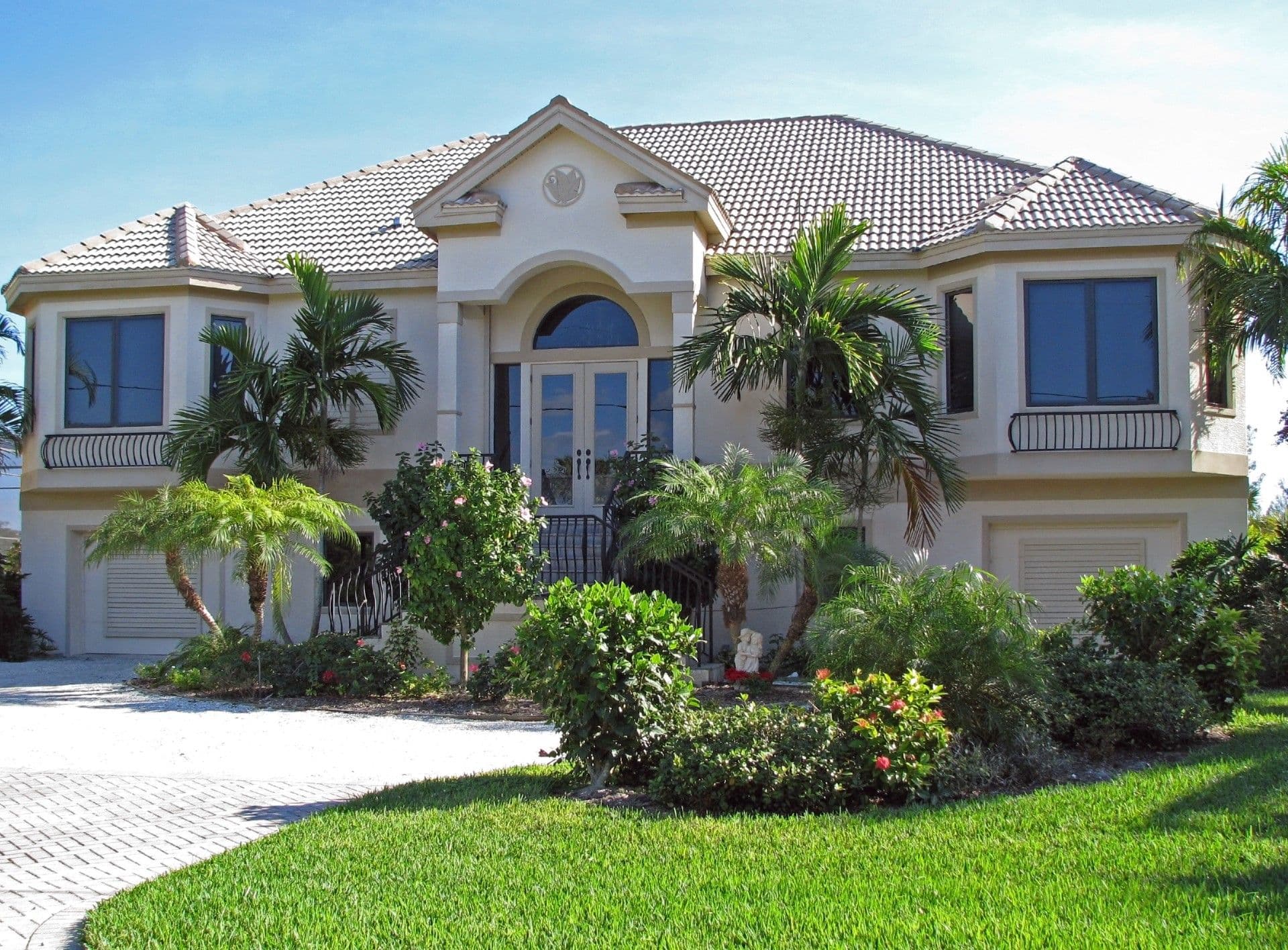 House exterior with windows and doors
